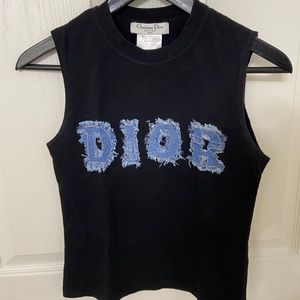 Christian Dior Vintage Denim Dior T Shirt